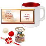 Red Mug with Rakhi