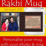 Customized Rakhi Mug