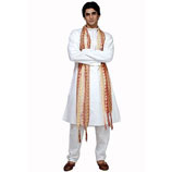 A Pure Cotton Kurta Pajama Set